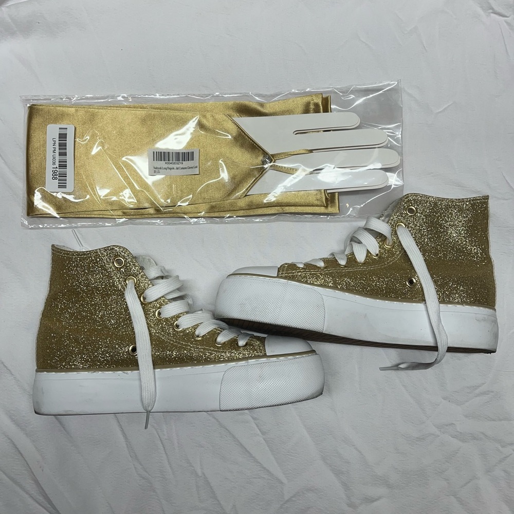 Gold Glitter Accessories